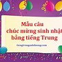 Mừng Sinh Nhật 1 Tuổi Tiếng Anh